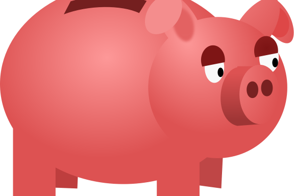 An ambivalent piggy bank considers whether to be a better saver.